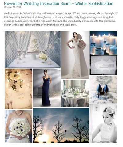 Winter wedding design board design board Winter Wedding Design Board